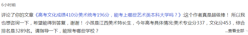 2021年高考文化453分美术统考337分，能报考的大学有哪些？