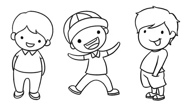 小人简笔画图片大全(简笔画) - 赤虎壹号