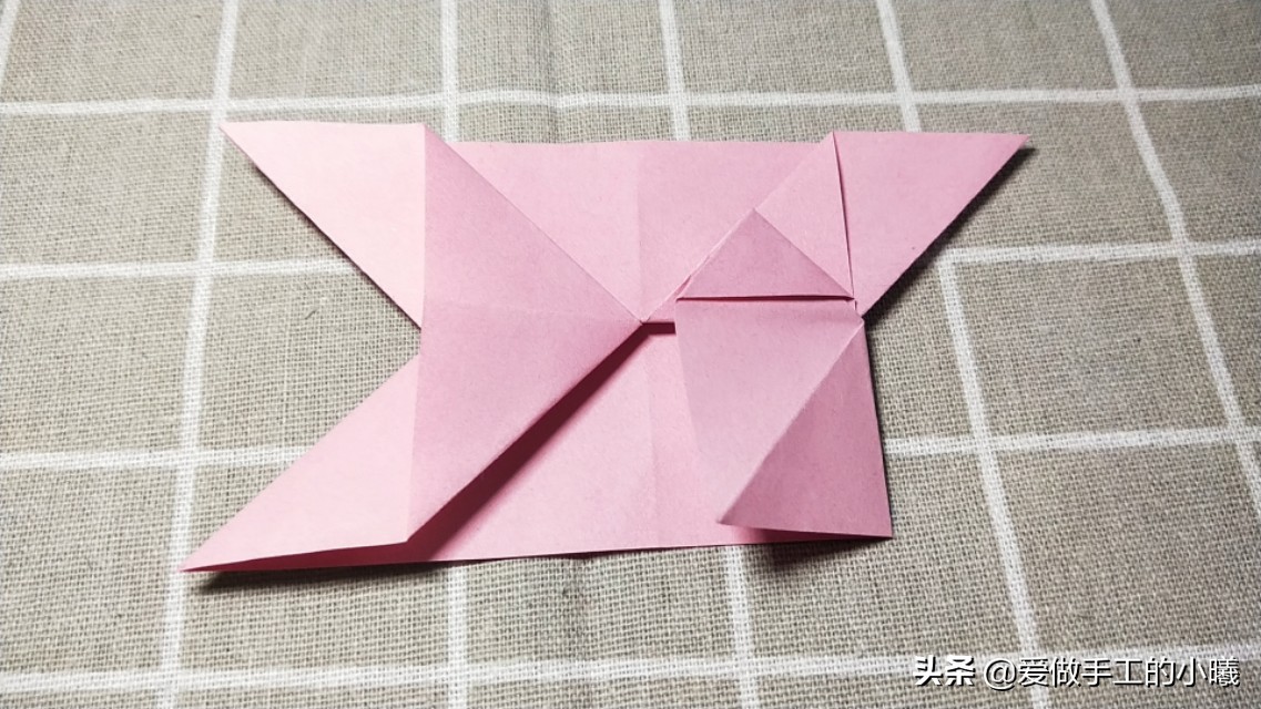 折纸教程:当爱心遇上蝴蝶结，简单别致，漂亮加倍