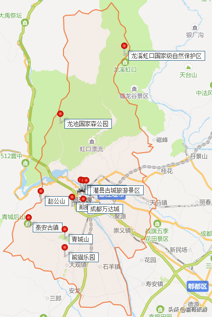 都江堰市街景地图图片