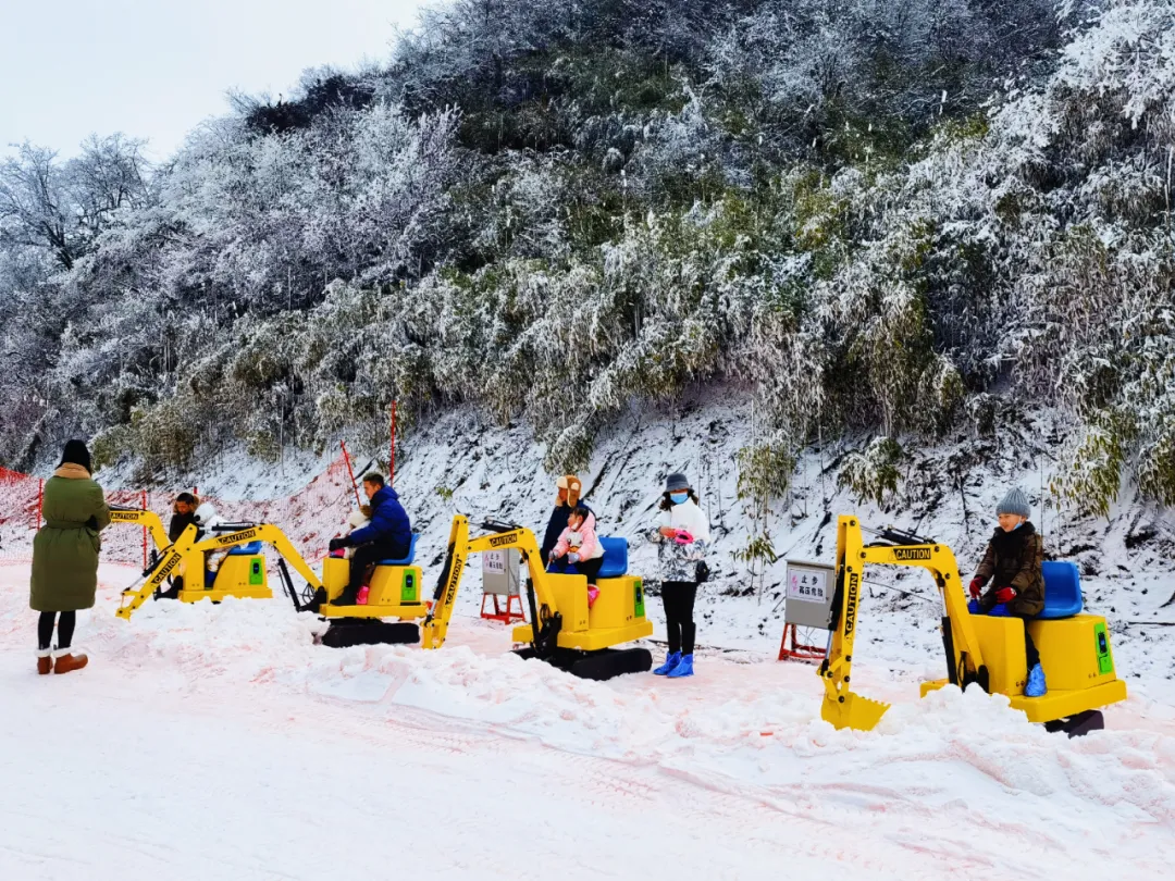 冬雪落下的刹那，金佛山美成了童话！