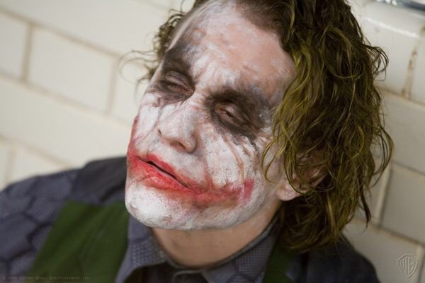 小丑面具图片黑白(黑暗骑士) - 赤虎壹号