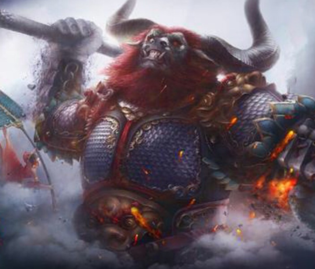 灵宝天尊坐骑:夔牛.