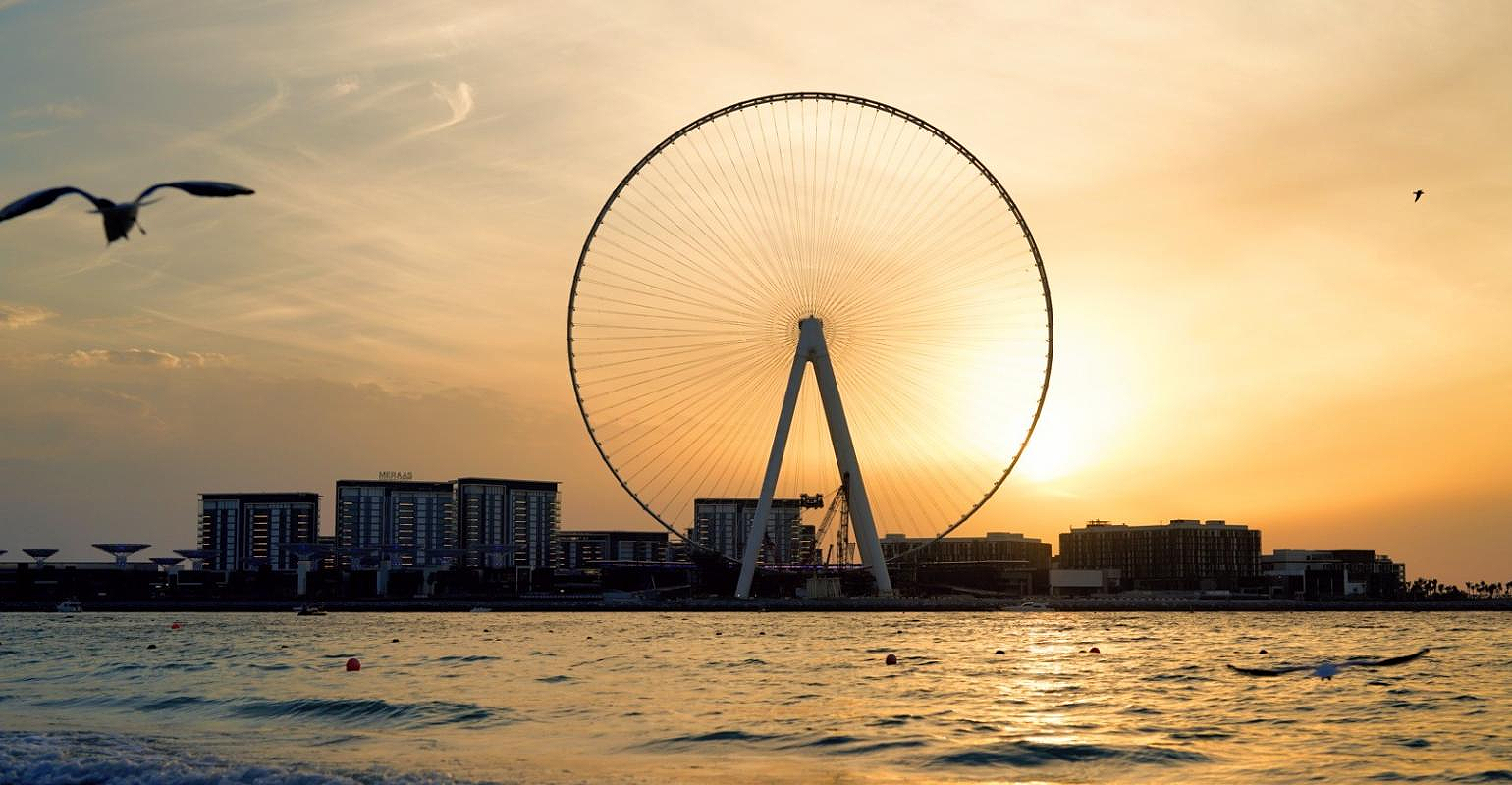 迪拜建筑奇迹赏析世界上最高的摩天轮迪拜眼启用