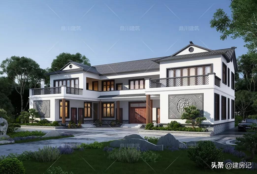国人想建的房子，不可缺这6款湖北农村别墅，中式合院雅致又高级