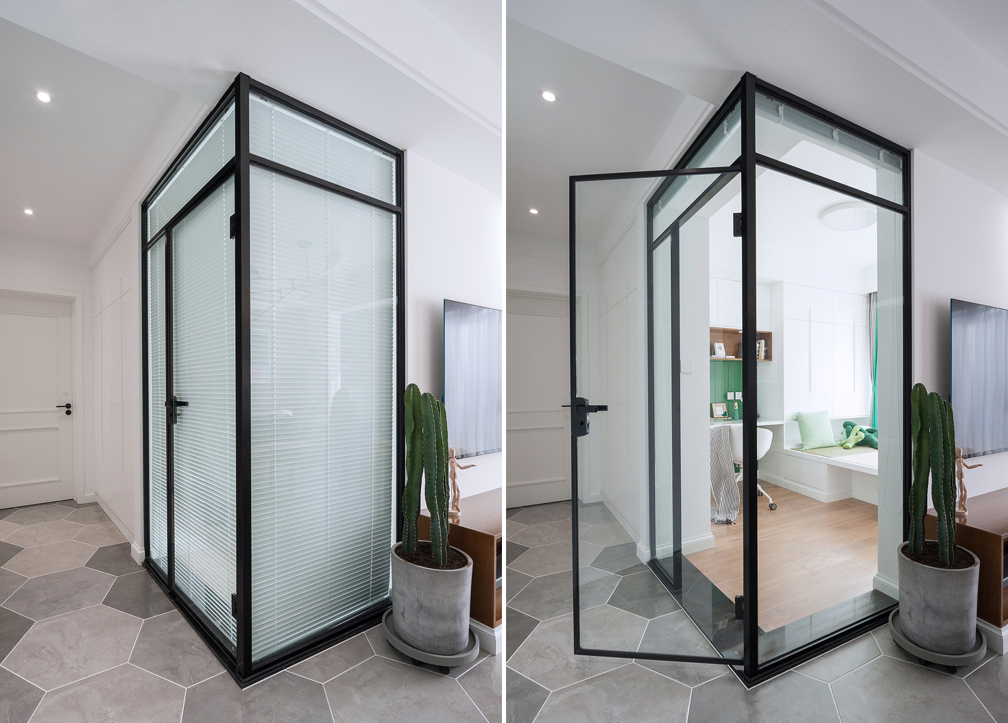 小户型两房两厅装修，一点空间都没浪费，这样的北欧风真好看！