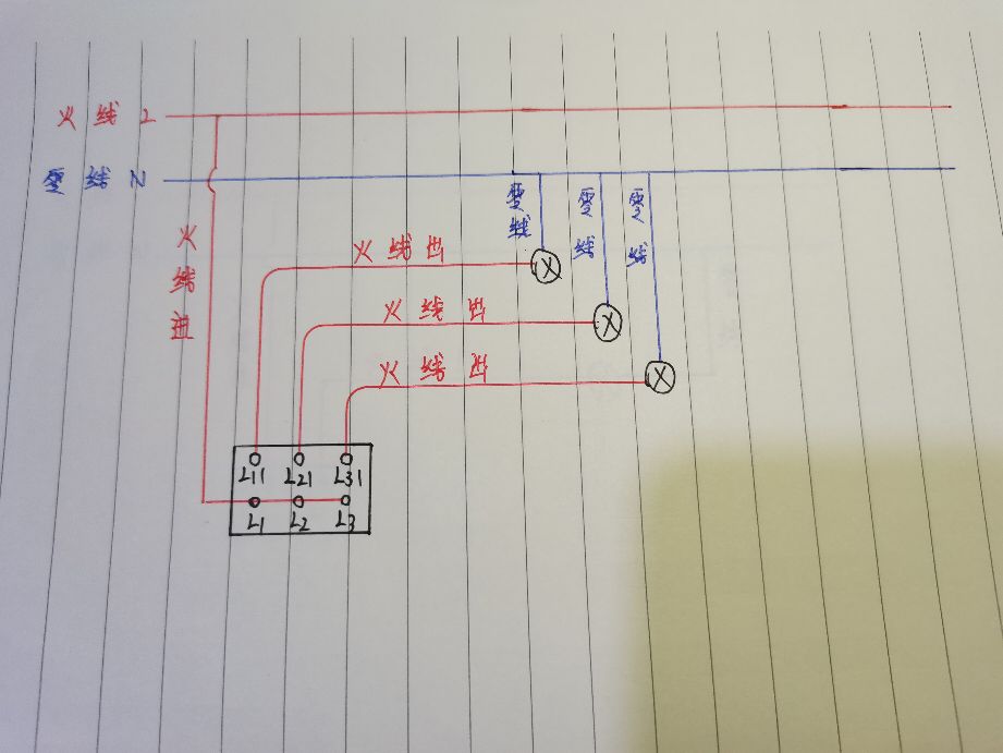 家用開關插座接線圖,需要的拿走