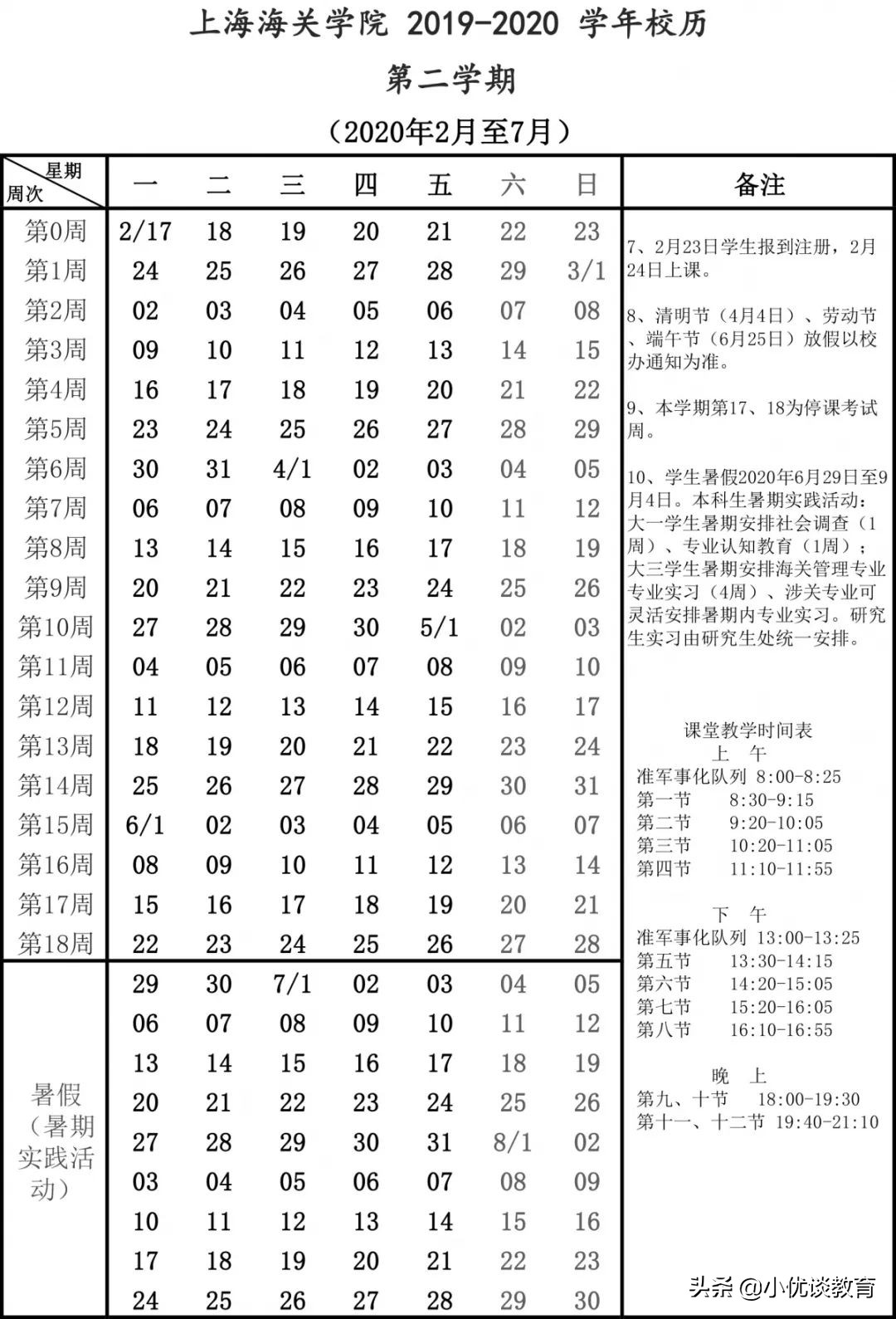 19年上海大中小学校历考而优大盘点！开学时间和寒假天数皆可知