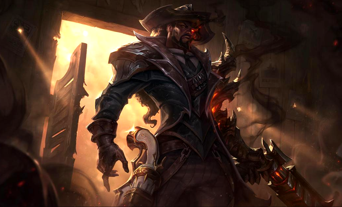 大师最好的一款皮肤,拥有全特效,打击感也很好,外观和原画也十分霸气