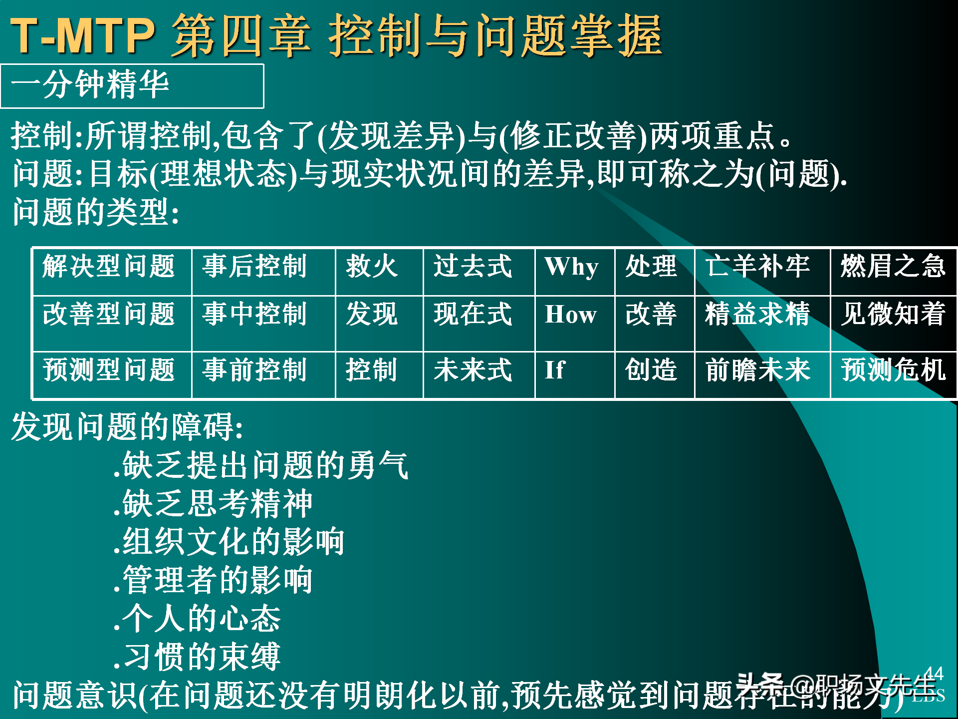 管理者应具备的态度与意识：92页MTP中层经理人员培训课件