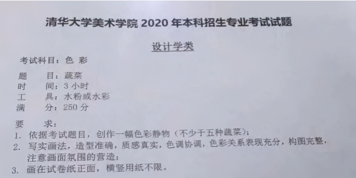 2021年清华美院校考资格线预测，重庆美术生联考241分？