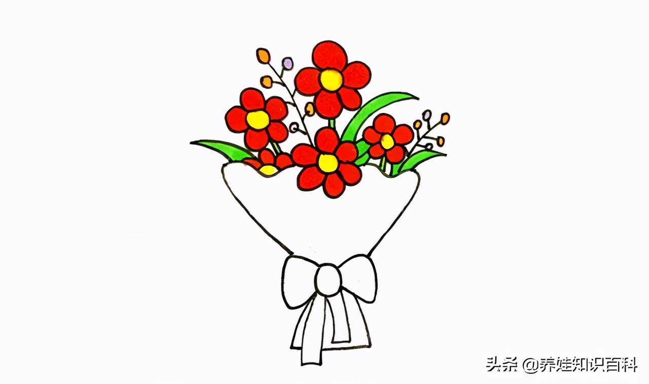鲜花怎么画简单又漂亮（步骤详解鲜花的最简单画法）