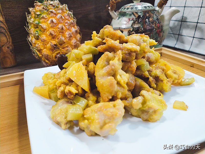 菠萝古老肉外酥里嫩的简单方法，多做这1步，外酥里软太好吃了