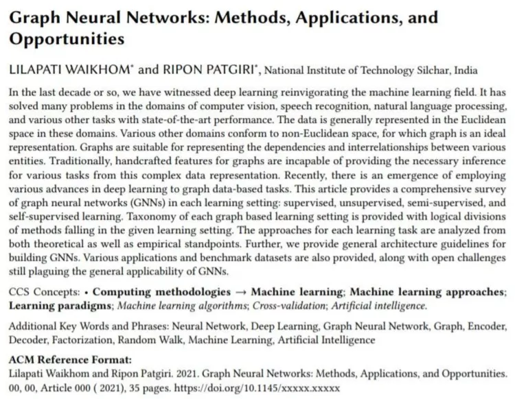 最新《图神经网络》综述论文，35页209篇文献详尽阐述GNN