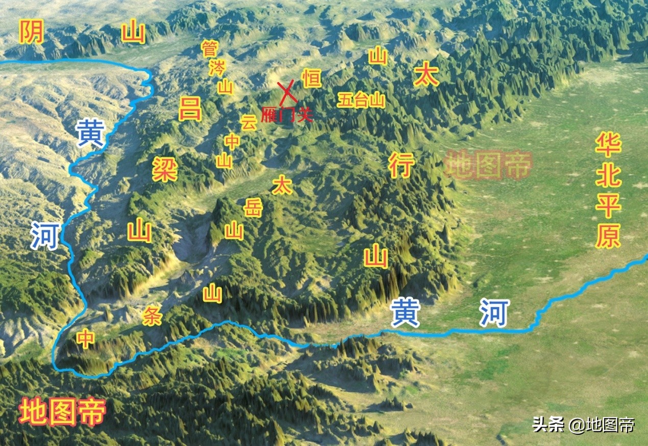 最初的雁门山并非如今山西代县的雁门山(句注山),而是位于大同市阳高