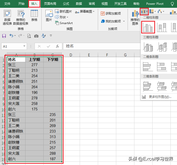 Excel 多组柱形图别再混合放了，并排依次呈现立刻脱颖而出