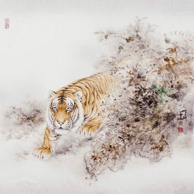 中国现当代十大名家画虎