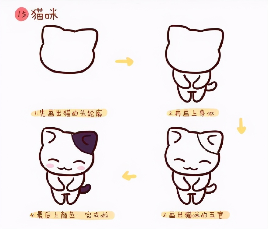 手账简笔画，手账插画简笔画教程