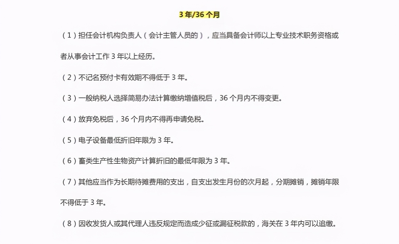 超全！21年初级会计考试《经济法基础》与时间相关的考点汇总