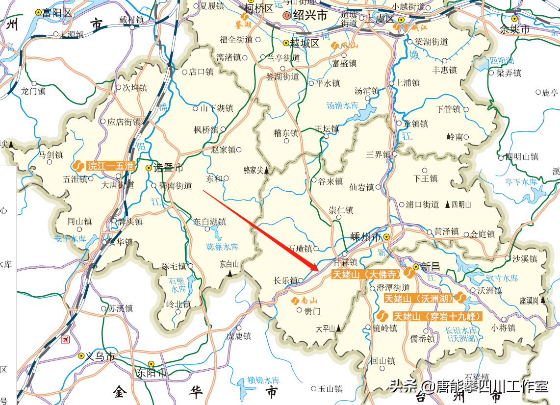 绍兴诸暨市18镇、嵊州市11镇的变迁：人口、土地、工业…最新统计