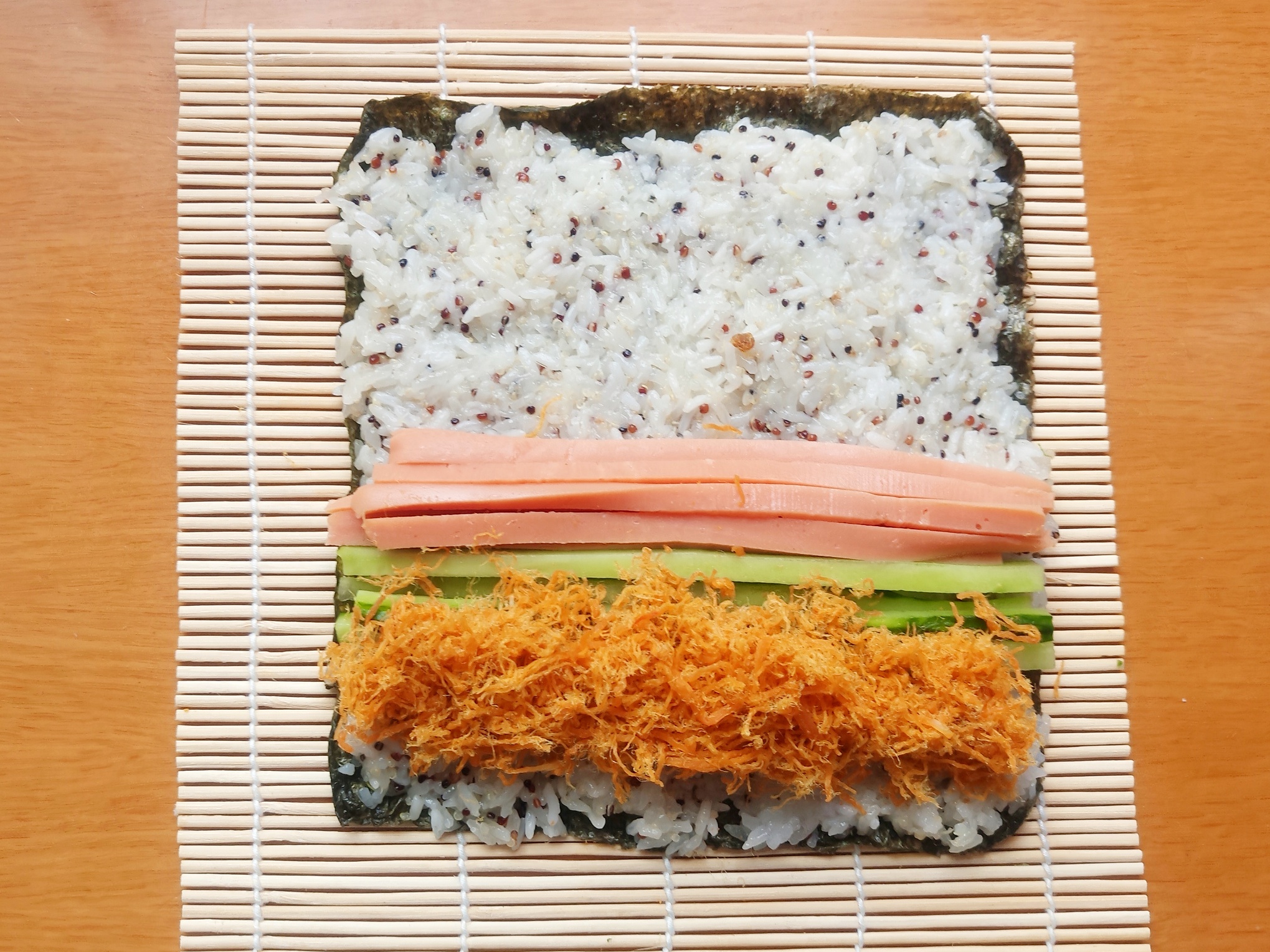做寿司只用大米？难怪成品发硬又难吃，试试这样做，软糯又可口