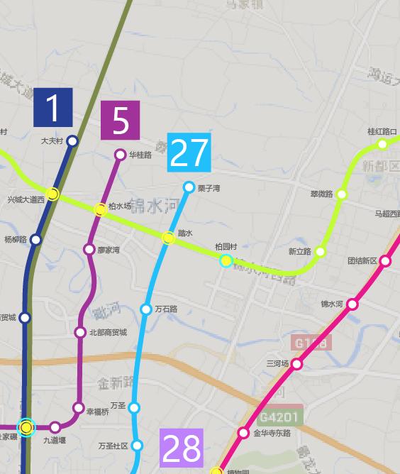 成都地铁规划 成都地铁13号线二期线路图