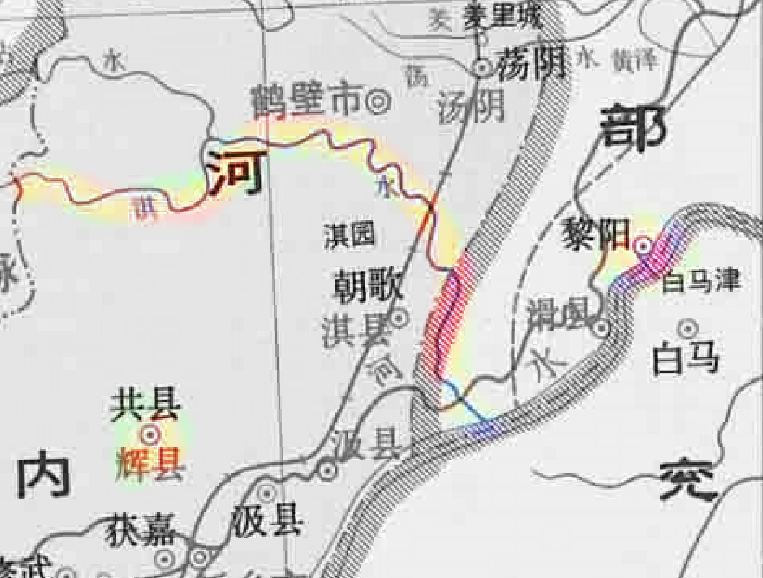 淇河流域地图图片