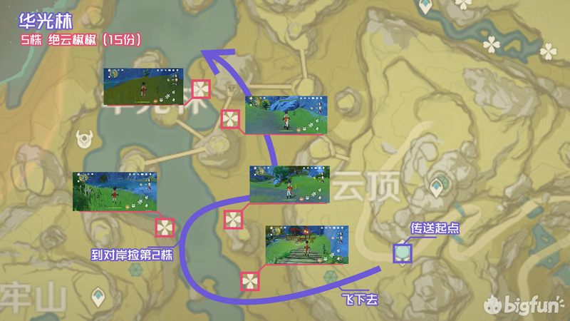 「原神」世界材料收集篇-绝云椒椒
