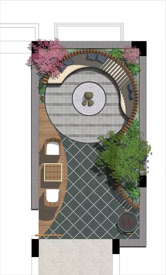最全的園林庭院景觀設計（內附100張平面效果圖）