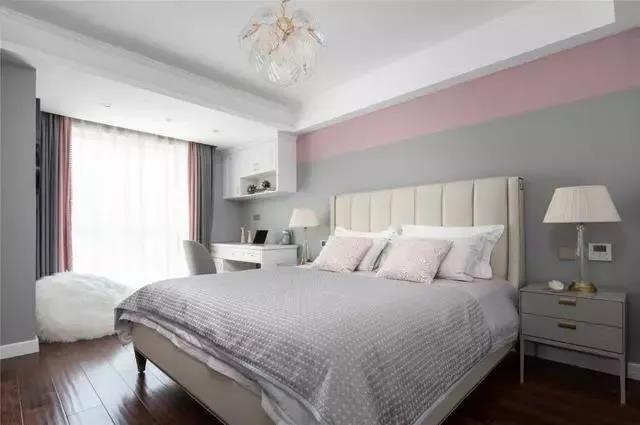 142㎡优雅欧式风，一年只住几次的客卧这样设计真的很实用