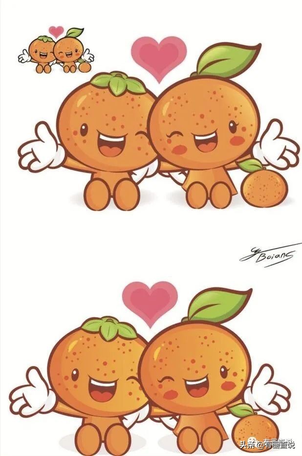 儿童画简笔画临摹素材52张：水果系列画法，收藏备用，在家学画画
