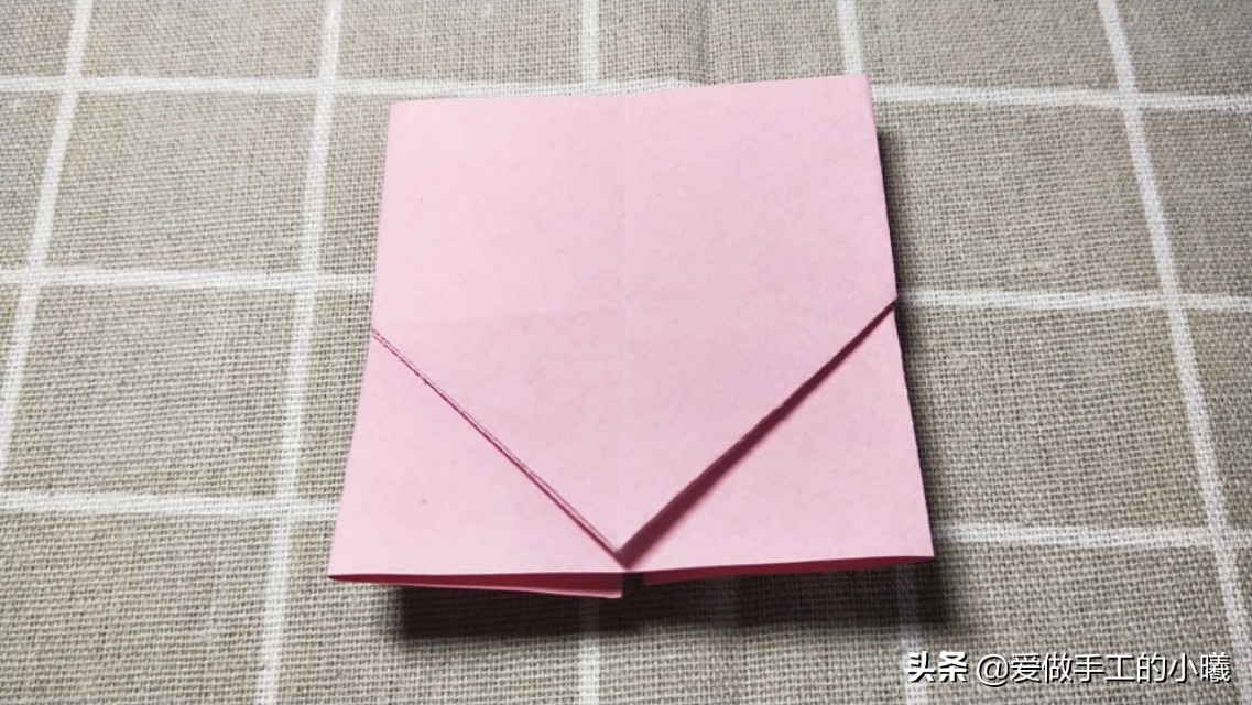 折纸教程:当爱心遇上蝴蝶结，简单别致，漂亮加倍
