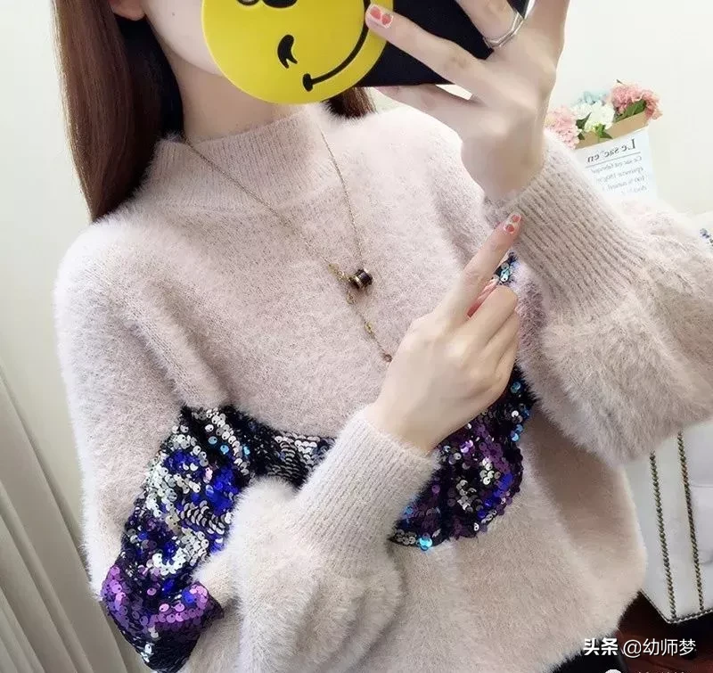 过年最迷人毛衣，叫“仿水貂绒”，时髦百搭，满足女性的美丽愿望