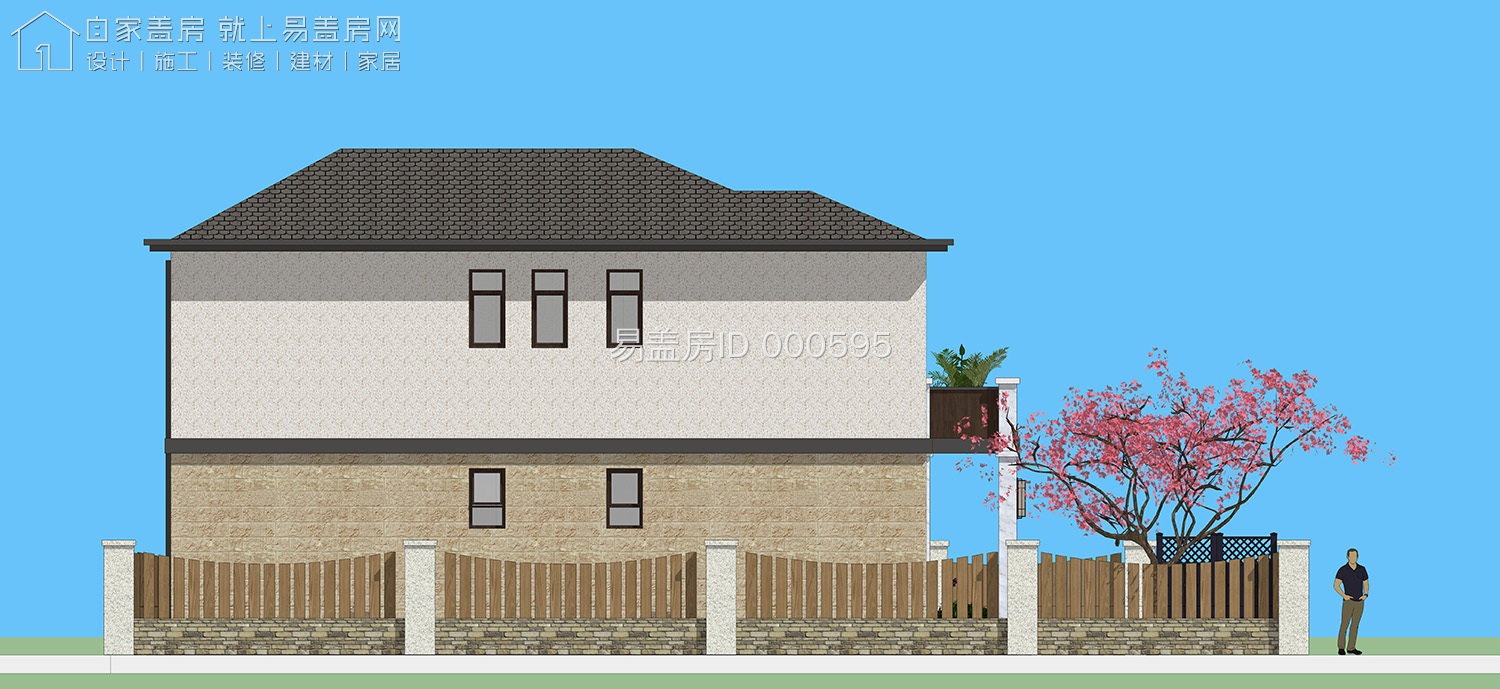 新中式风格的农村自建房，爸妈看了一定非常喜欢（带室内效果）