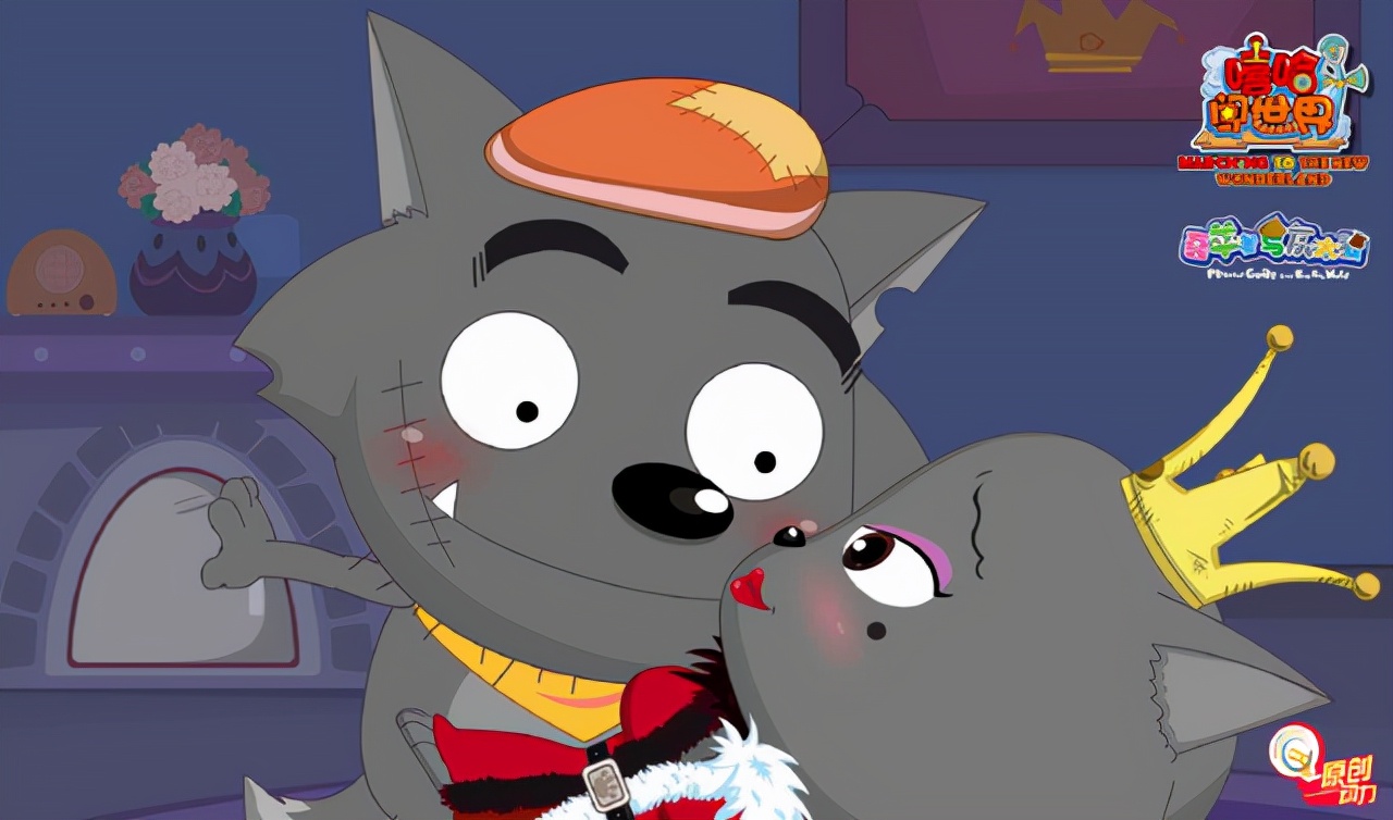 各动漫发中秋祝福,隐藏福利各不相同,灰太狼过成了情人节