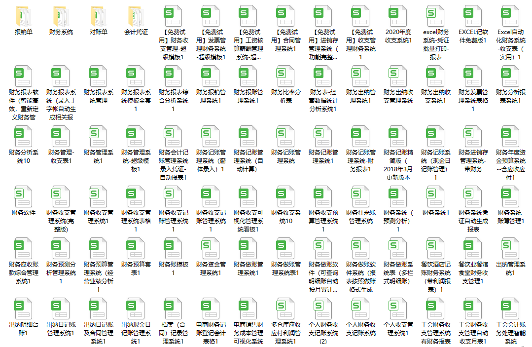 会计小白看过来，14张财务常用报表模板，录入数据即可自动生成