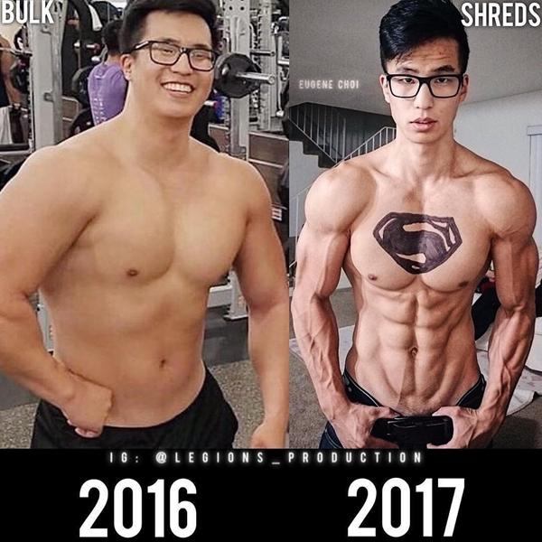 堅持健身，對一個人的改變有多大？一組對比照告訴你