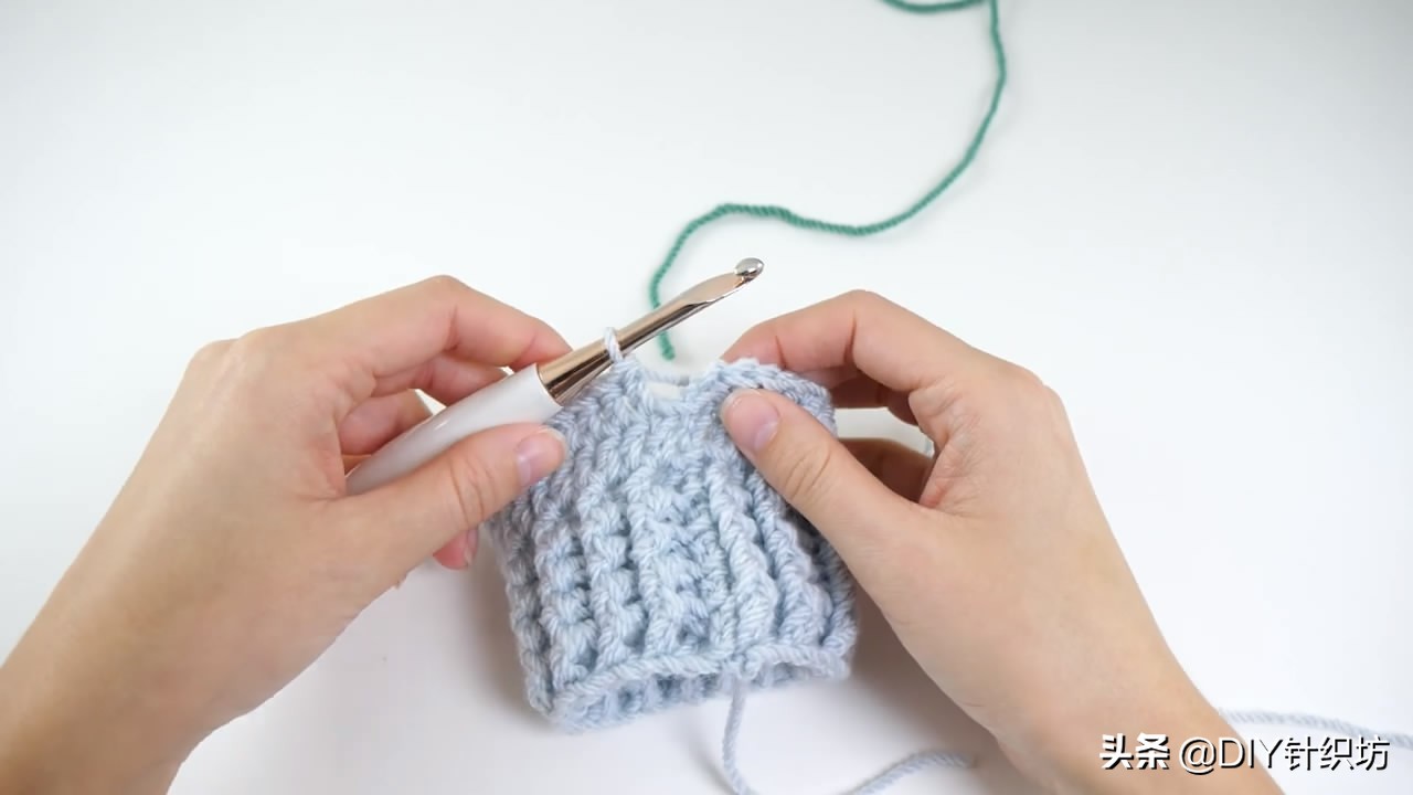 「毛线编织」男士手套的钩织方法