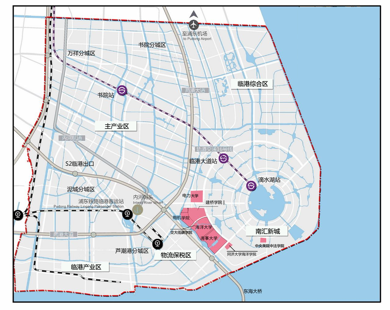 临港大学城的建桥学院面积最小，在校生却是临港第二大高校