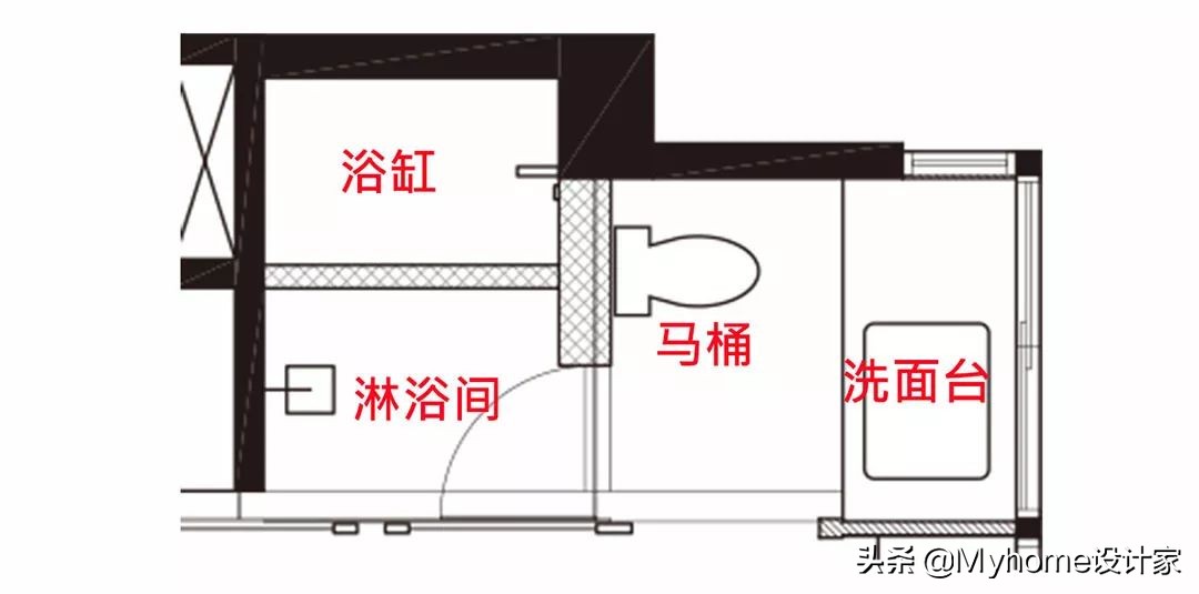 4㎡分离式卫生间的10种布局，二三四分离，好用到哭