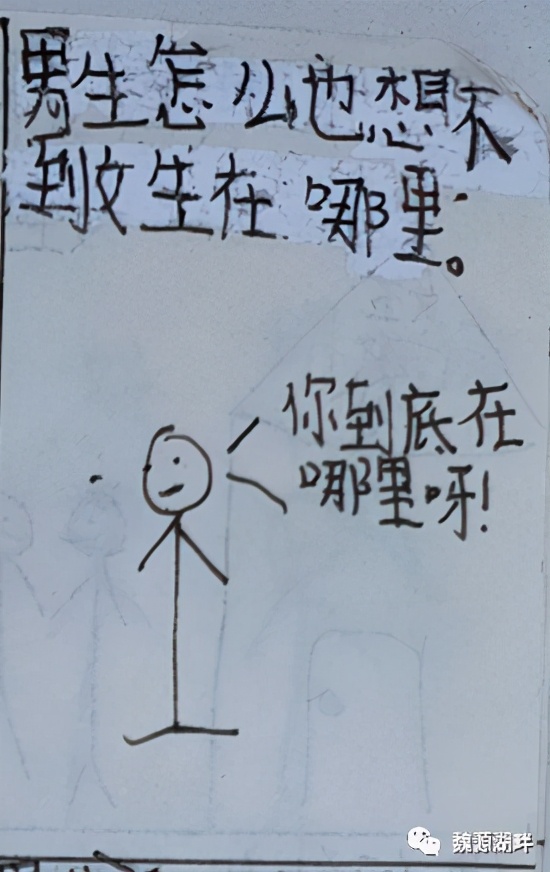 隆回9岁女孩和她们的漫画版爱情故事，令人叫绝