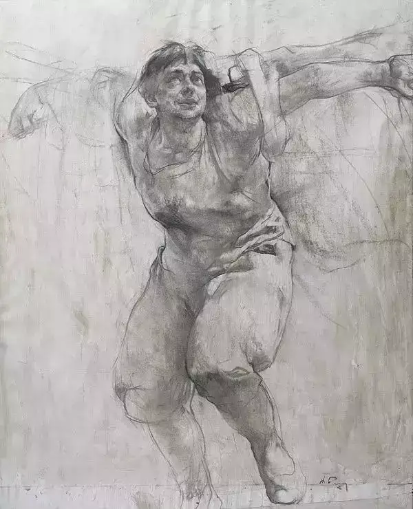 列宾美术学院素描作品，带你走进那个世界，对美另类的诠释