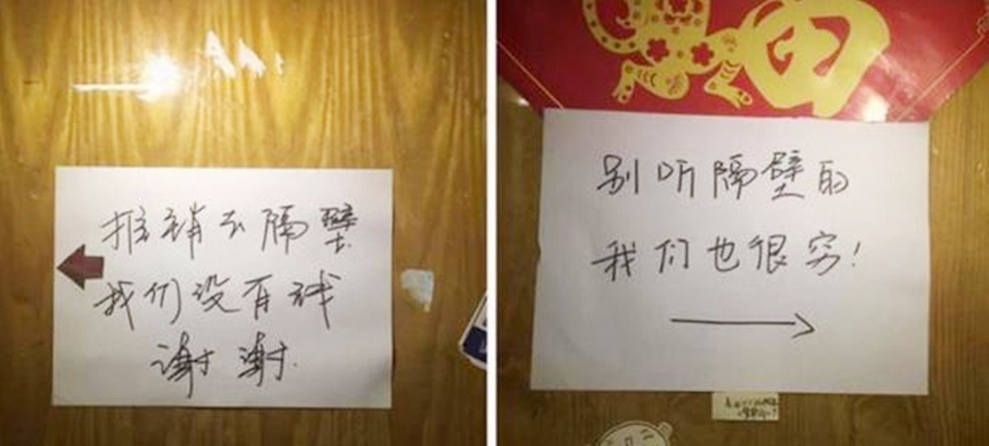 大学宿舍搞笑标语上热搜，学弟学妹“顶礼膜拜”，学姐：实属无奈