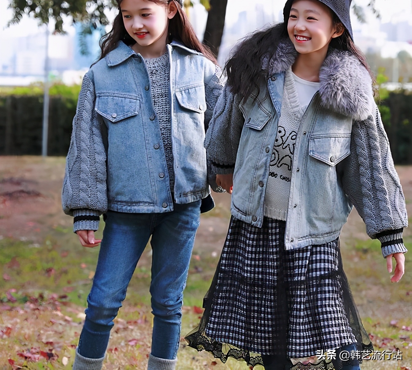 童装成人化，原来这么好看！韩版11月最新女童款式参考