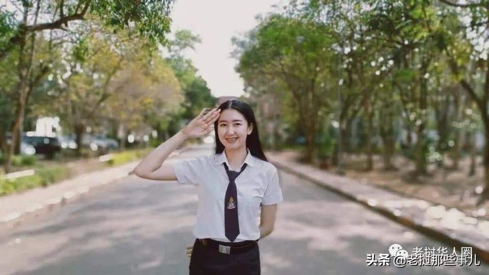 我要去老挝留学！老挝国立大学小姐姐们....太好看了