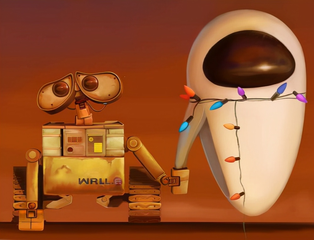 《机器人总动员》,瓦力和伊娃的爱情,感动观众泪目