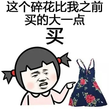 女生买东西的原因表情包