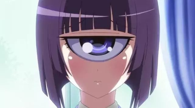 《魔物娘的同居日常》这部里就更惊悚了,里面有个"独眼族"妹子,真正把