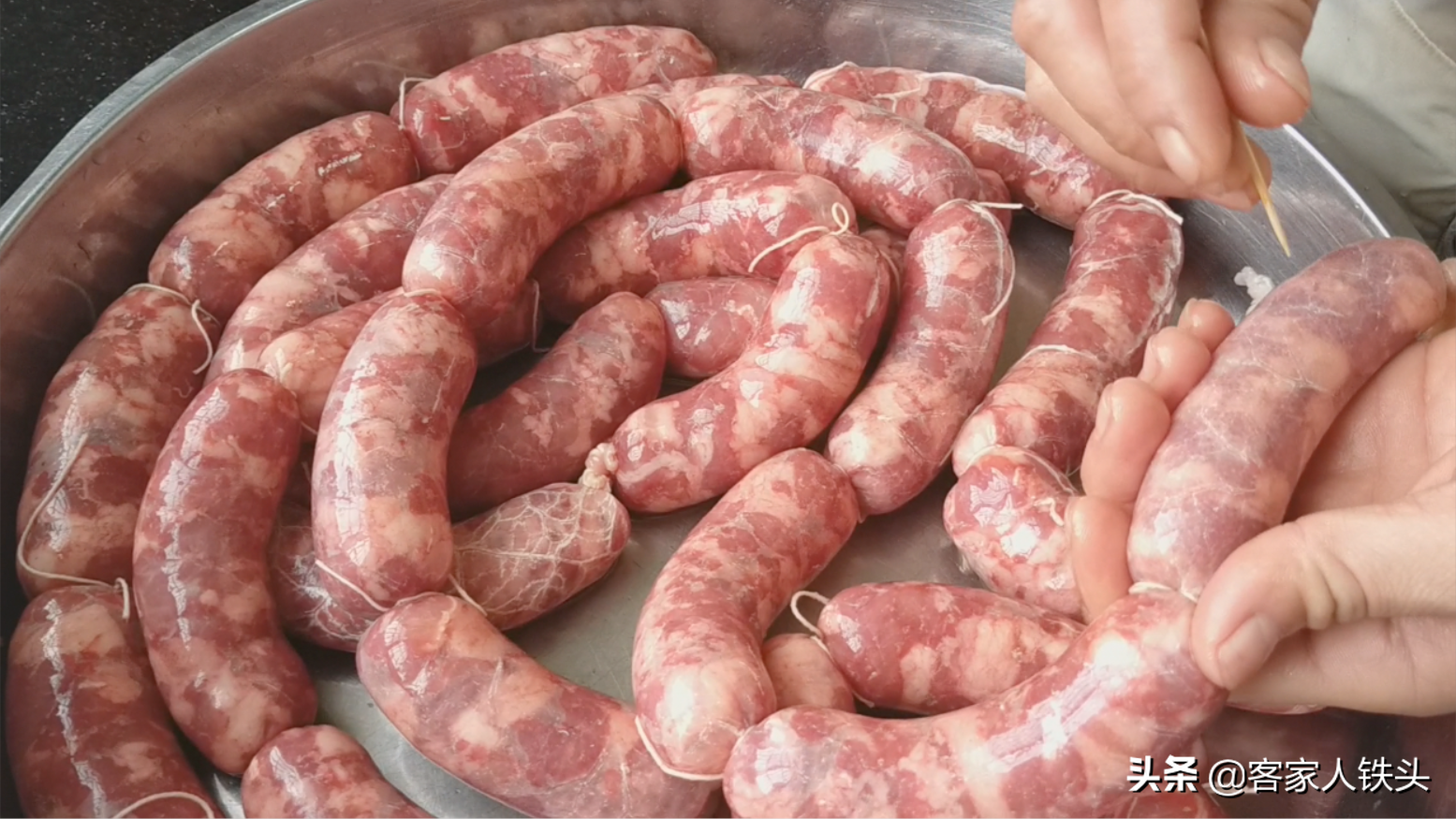 臘腸的做法,臘腸的做法與配料的做法大全