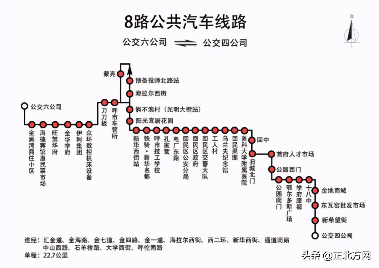 呼和浩特部分公交线路优化调整